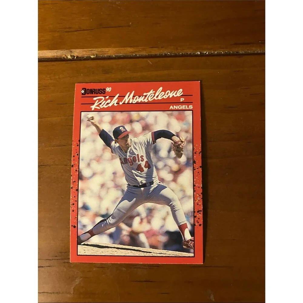 1990 Donruss Anaheim Angels Baseball Card Trading Card